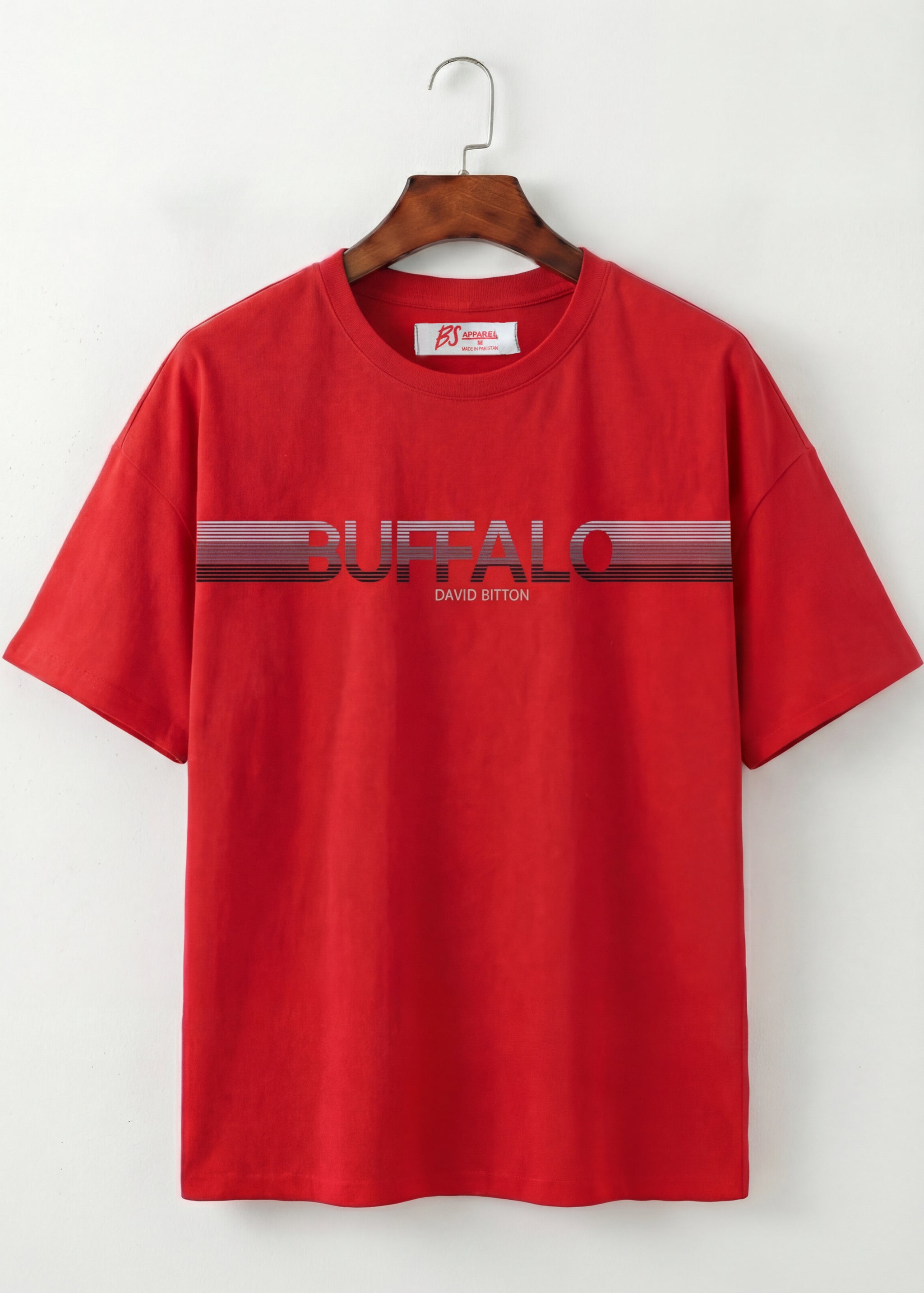 Red Stripe Logo Graphic T-Shirt