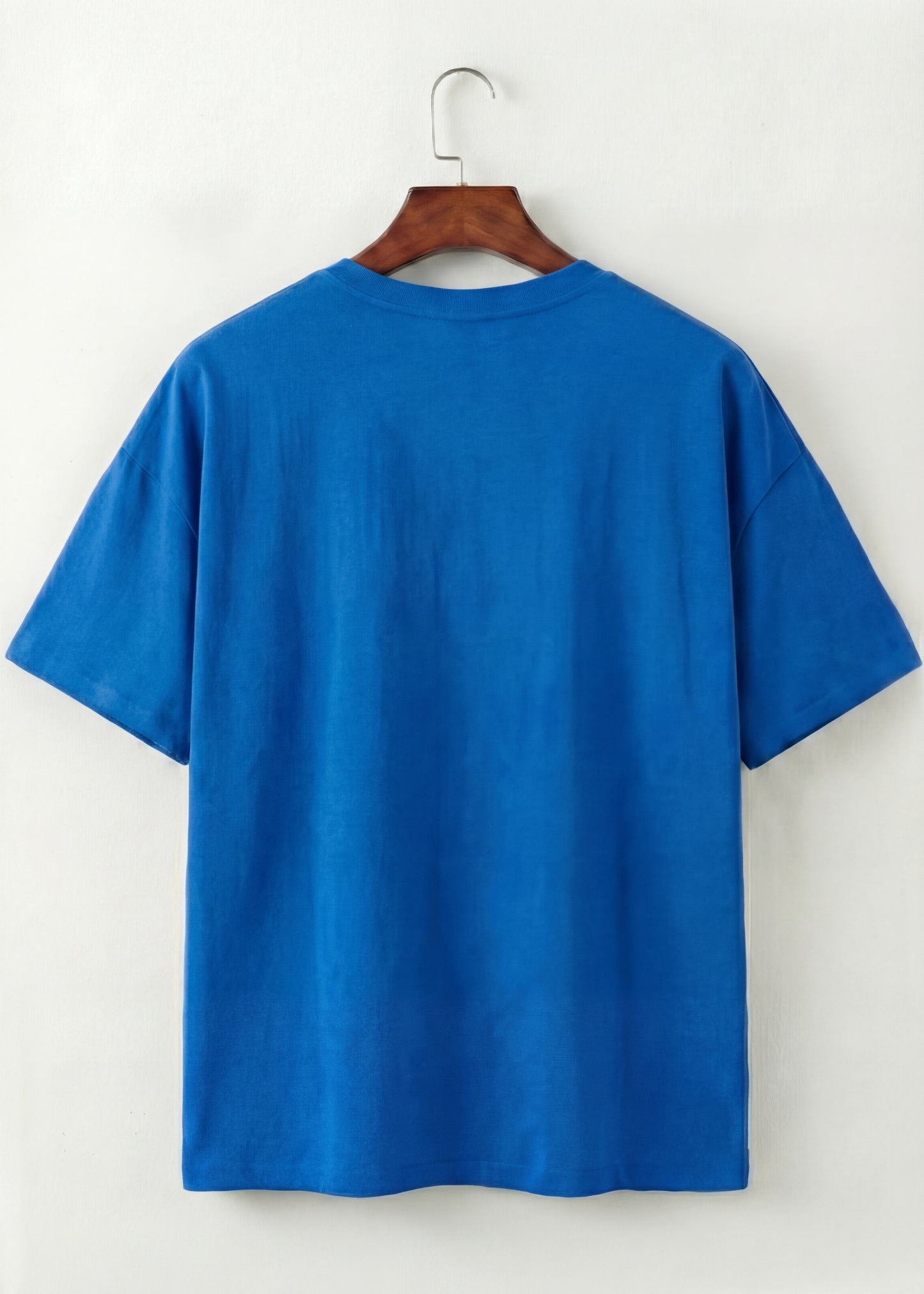 Royal Blue Stripe Logo Graphic T-Shirt