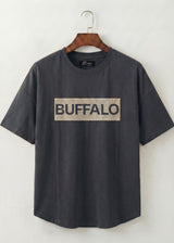 Grey Box Logo Crew Neck T-Shirt