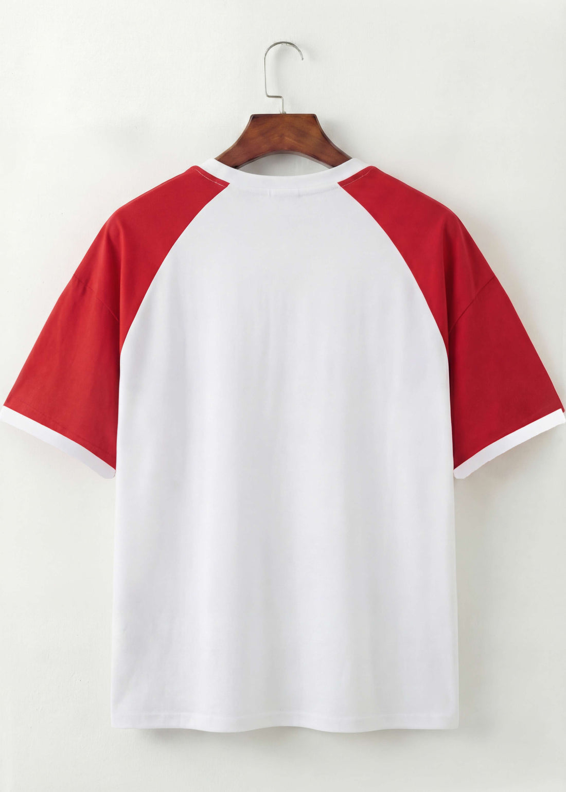 Raglan Sleeve T-Shirt For Men | Crimson Red