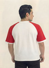 Crimson Varsity Raglan Tee