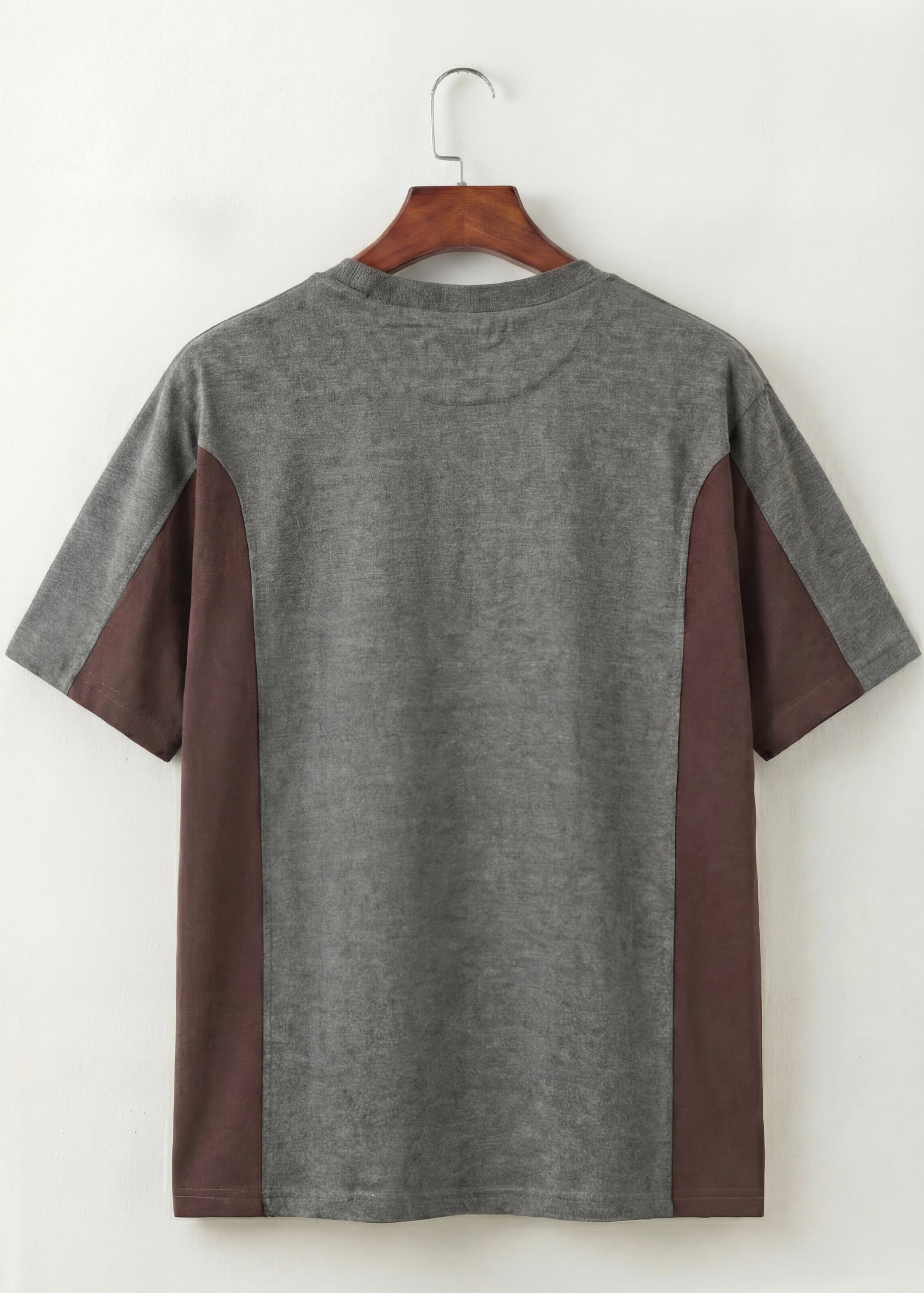 Paris Graphic Panel Tee (Grey & Brown)