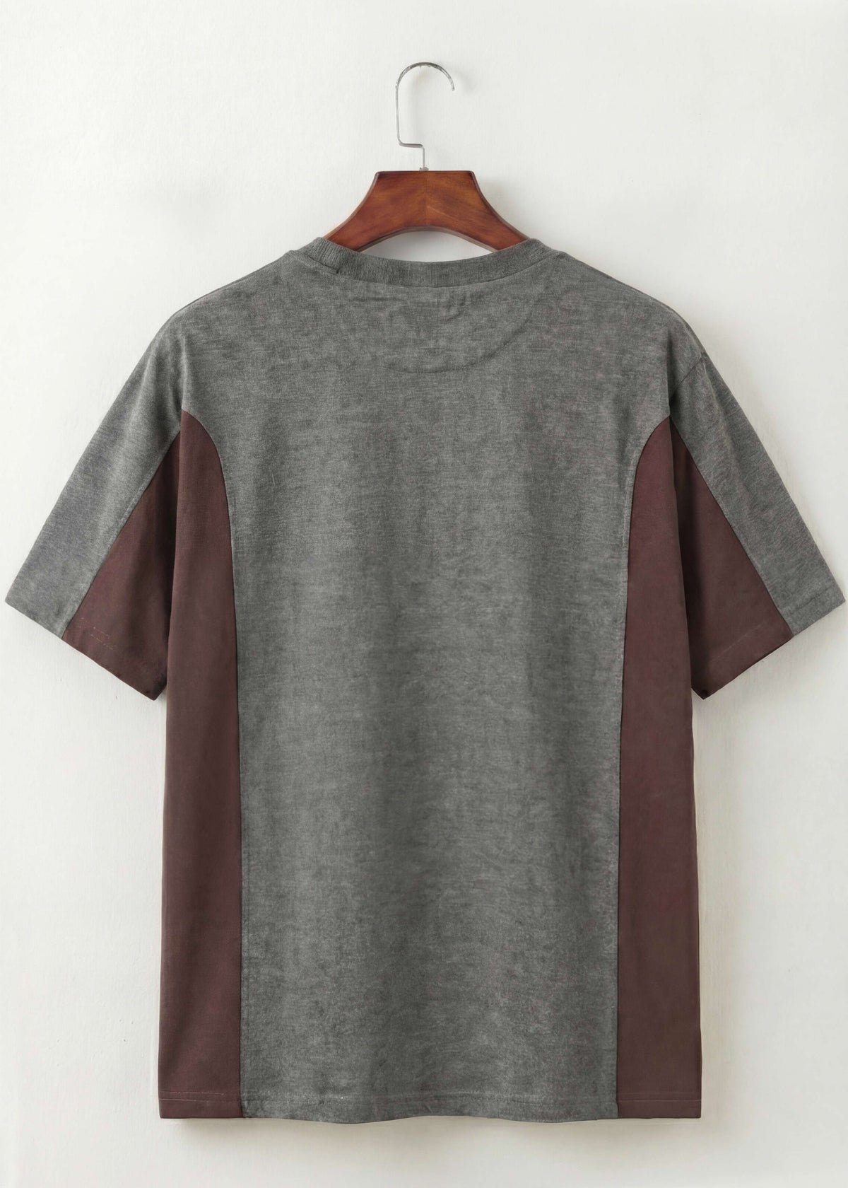 Graphic Panel T-Shirt - Paris | Gray & Brown