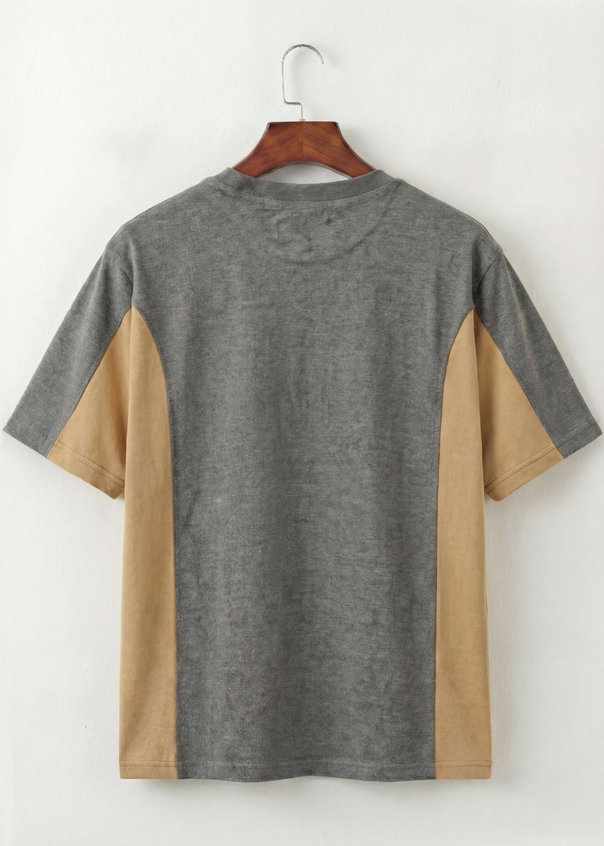 Graphic Panel T-Shirt - Paris | Gray & Sand