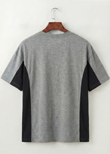 Paris Graphic Panel Tee (Grey & Black)