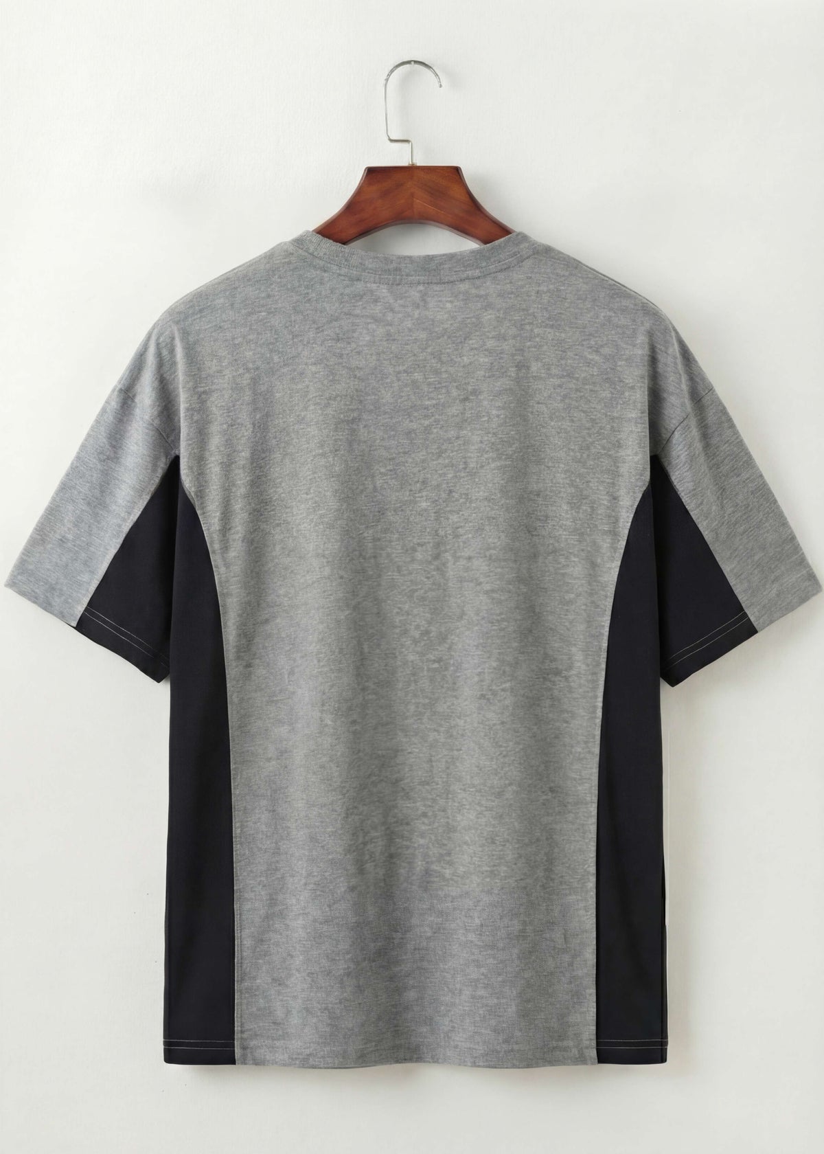 Graphic Panel T-Shirt - Paris | Gray & Black
