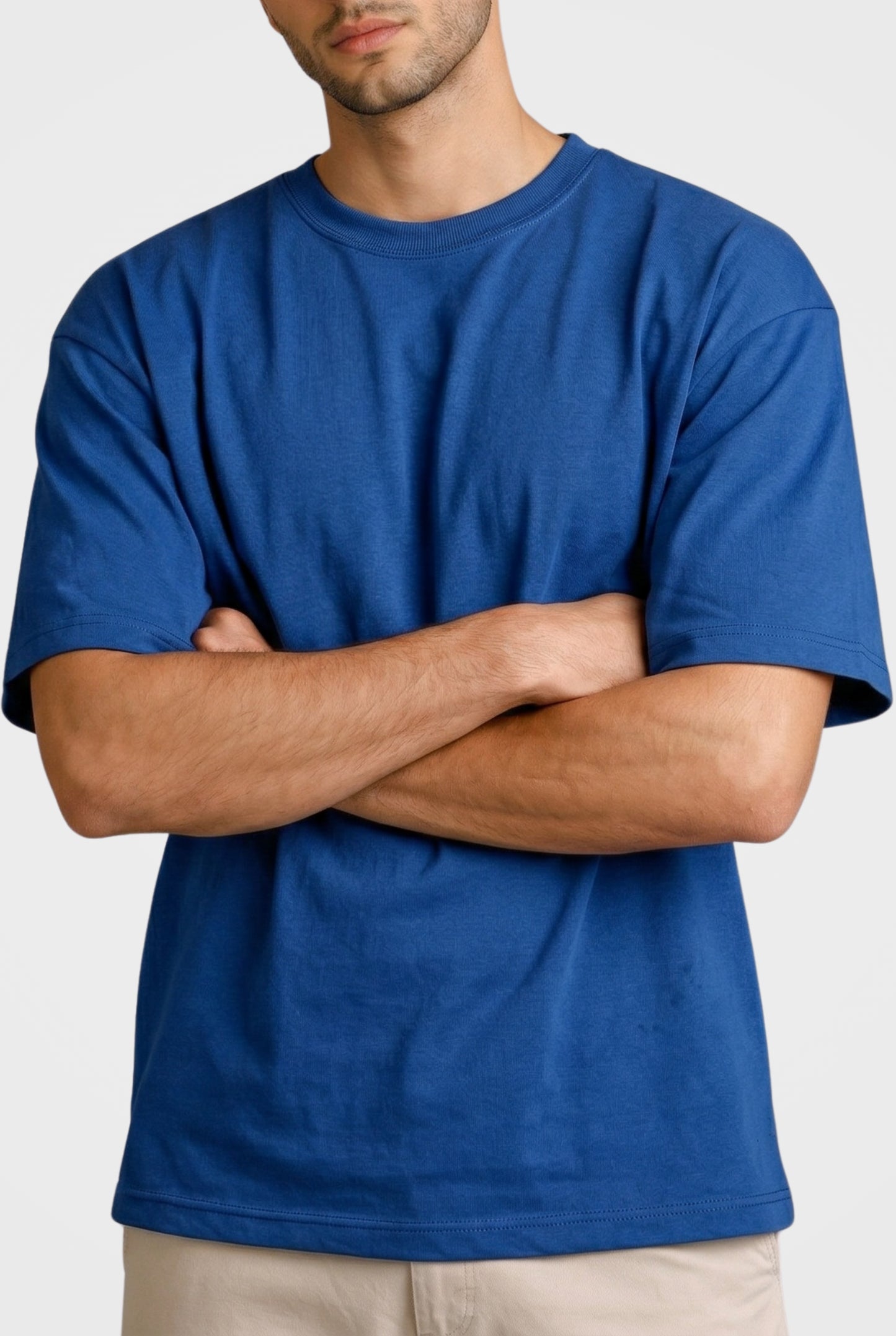 Blue Crew Neck T-Shirt