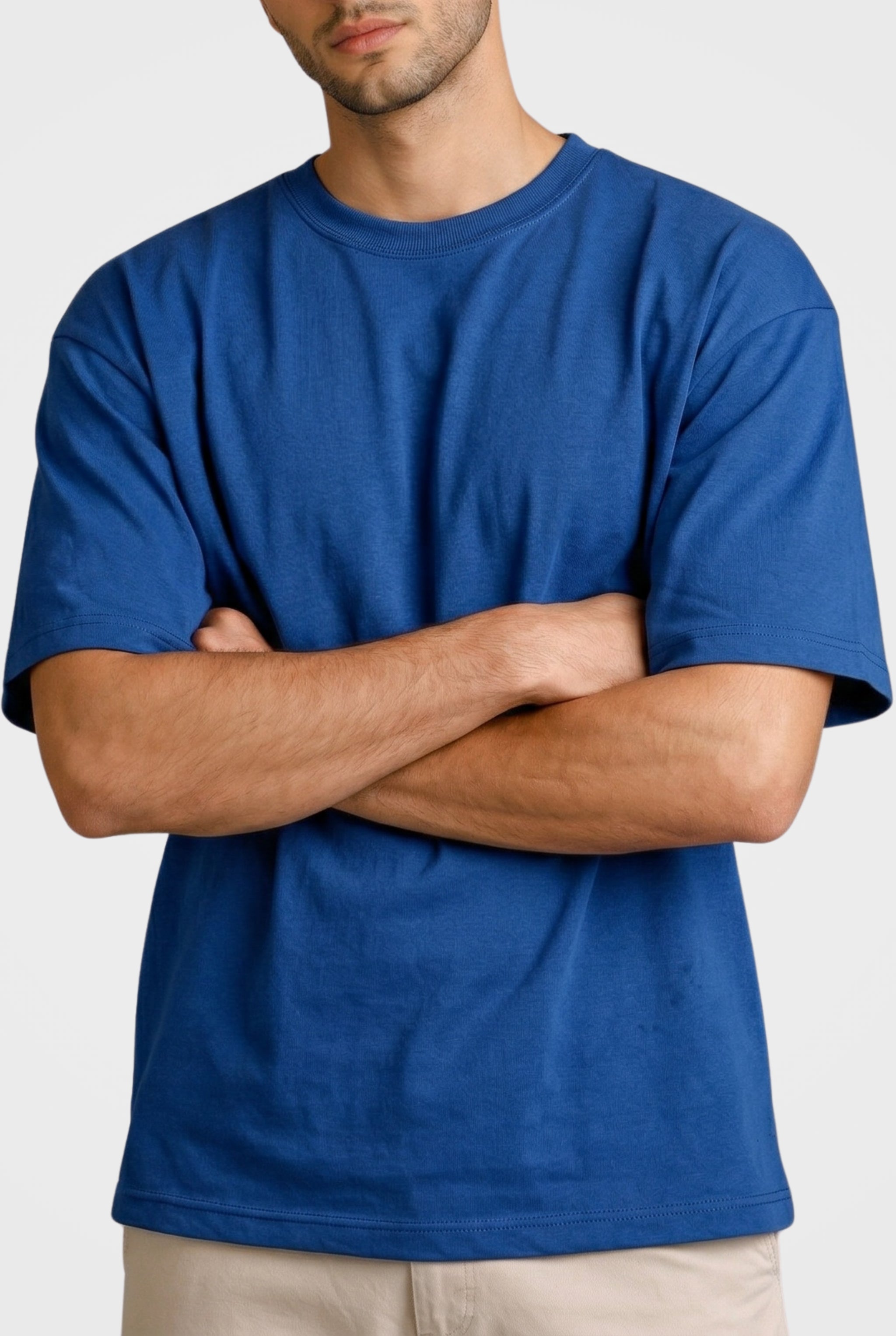 Blue Crew Neck T-Shirt