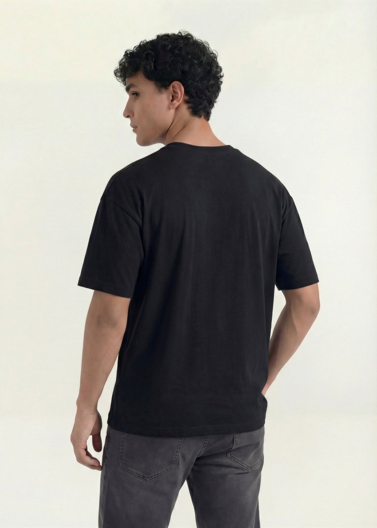 Black Stripe Logo Graphic T-Shirt