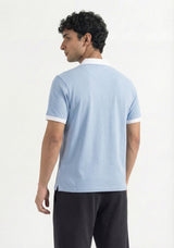 Classic Frosted Blue Polo Shirt