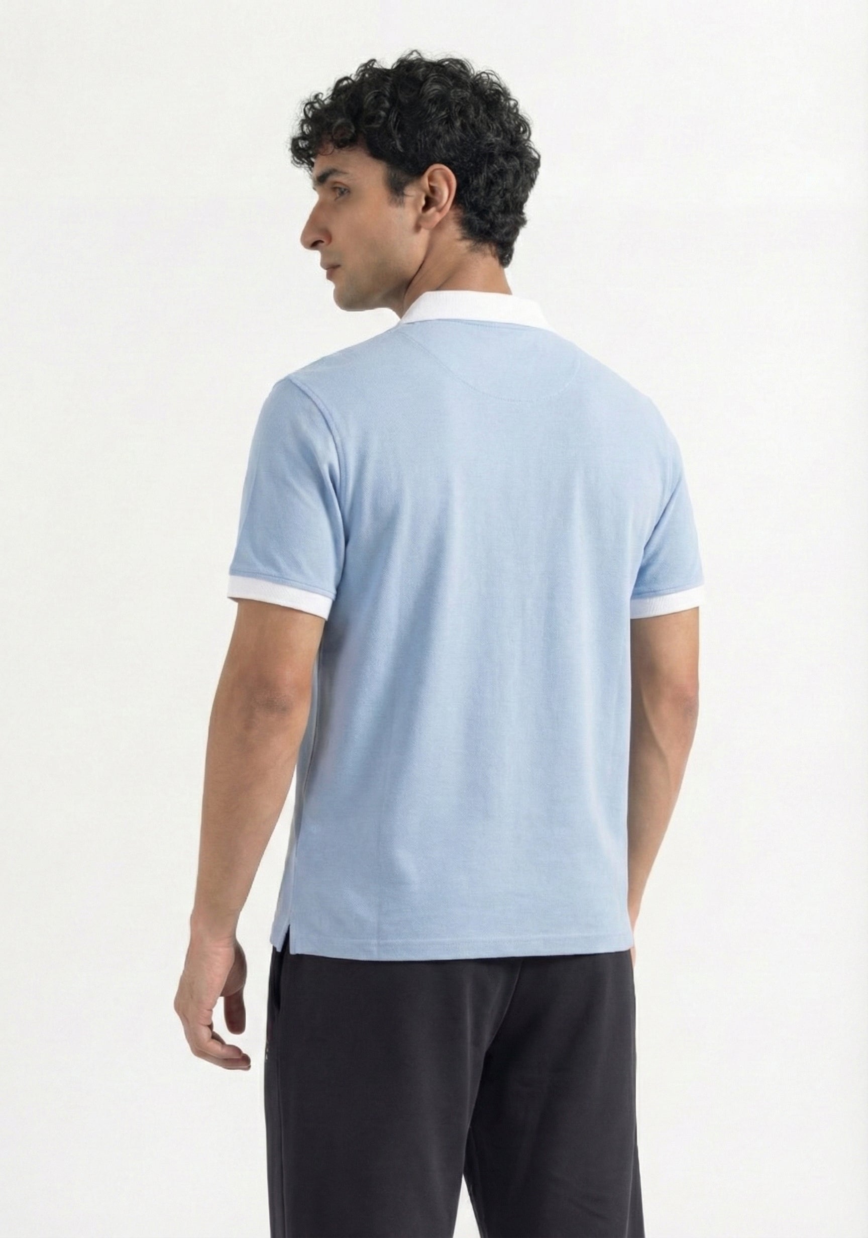 Classic Frosted Blue Polo Shirt