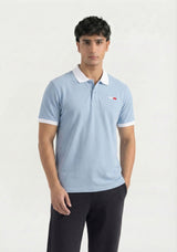 Classic Frosted Blue Polo Shirt