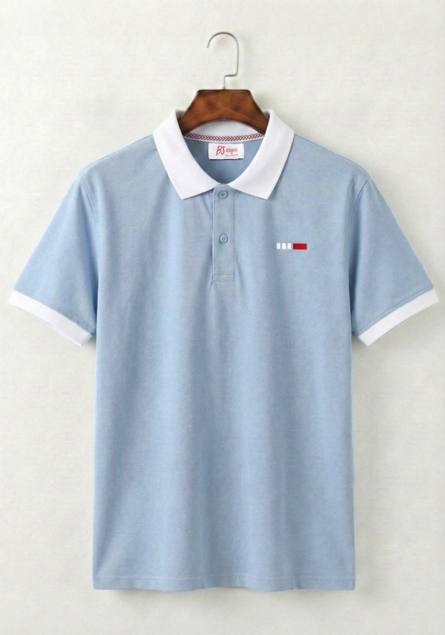 Classic Frosted Blue Polo Shirt