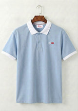 Classic Frosted Blue Polo Shirt