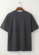 Grey Stripe Logo Graphic T-Shirt
