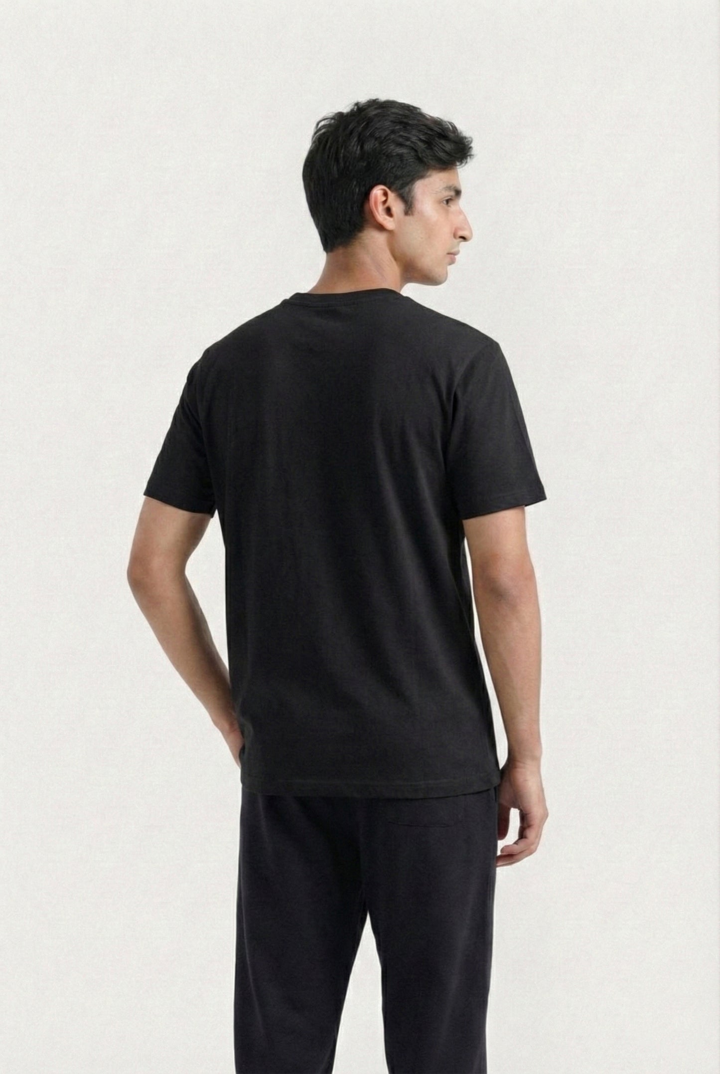 Logo Crew Neck T-Shirt (Black)