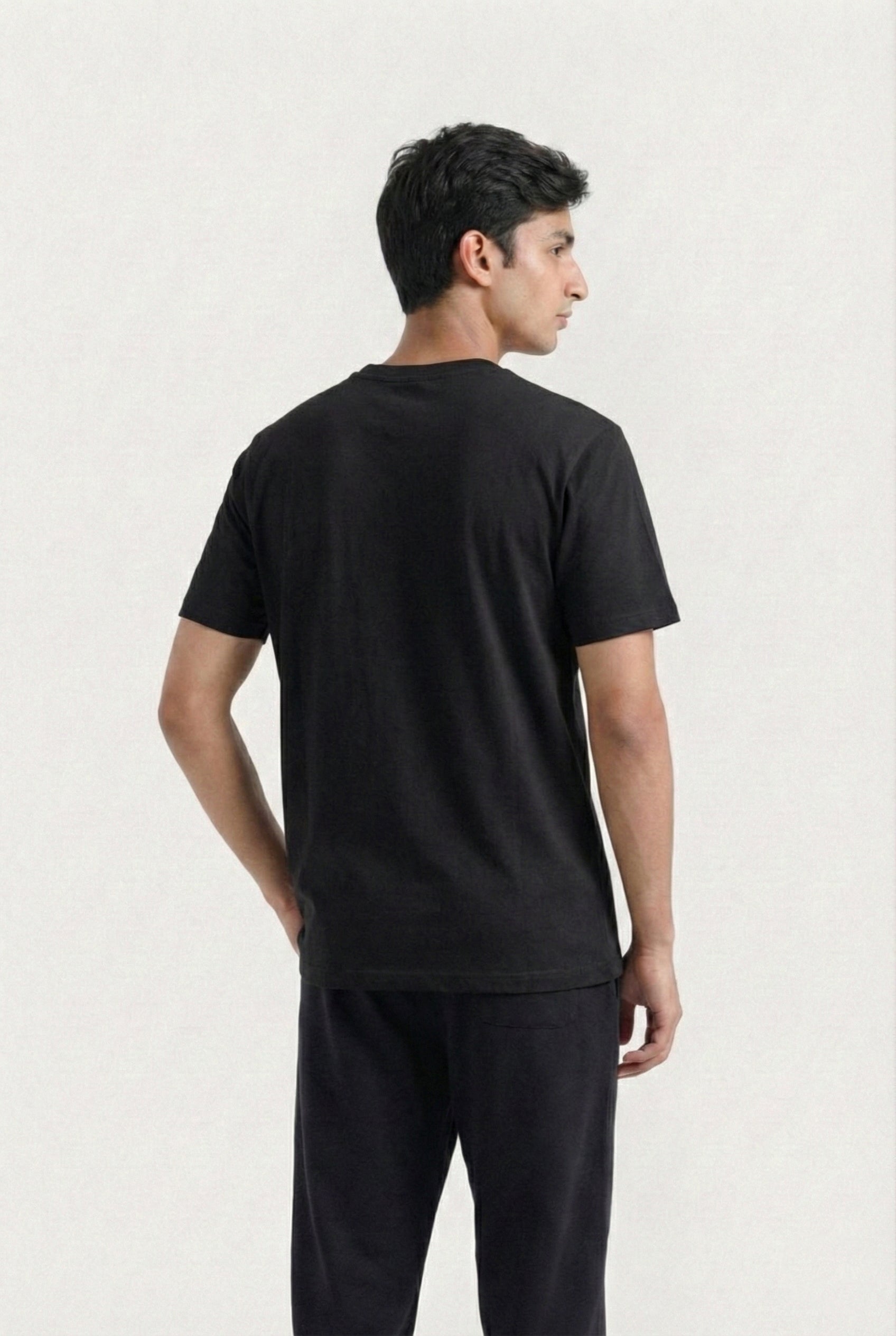 Logo Crew Neck T-Shirt (Black)