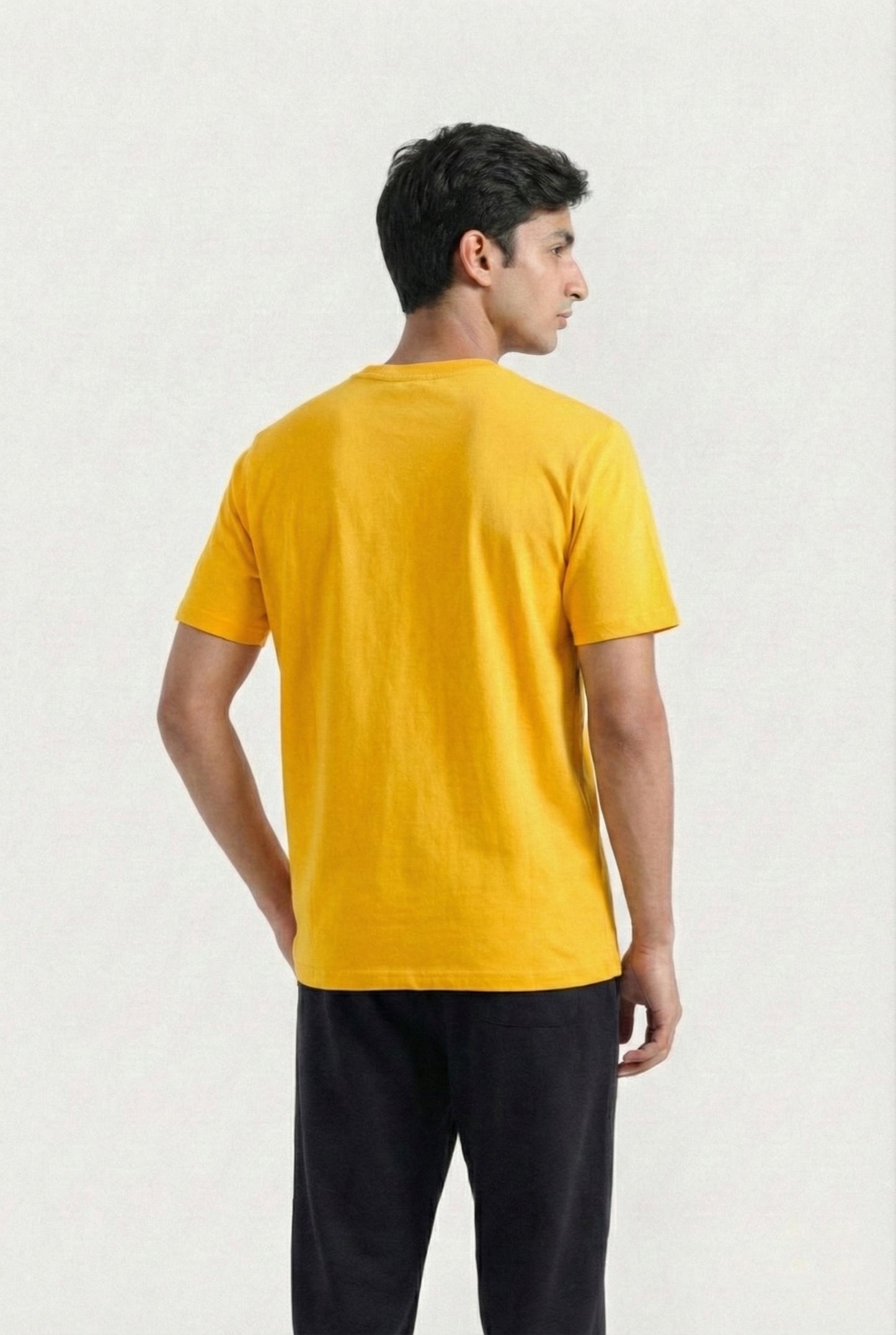Logo Crew Neck T-Shirt (Yellow)