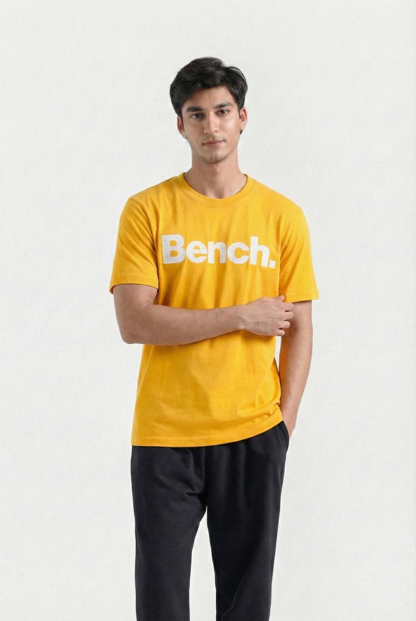 Logo Crew Neck T-Shirt (Yellow)