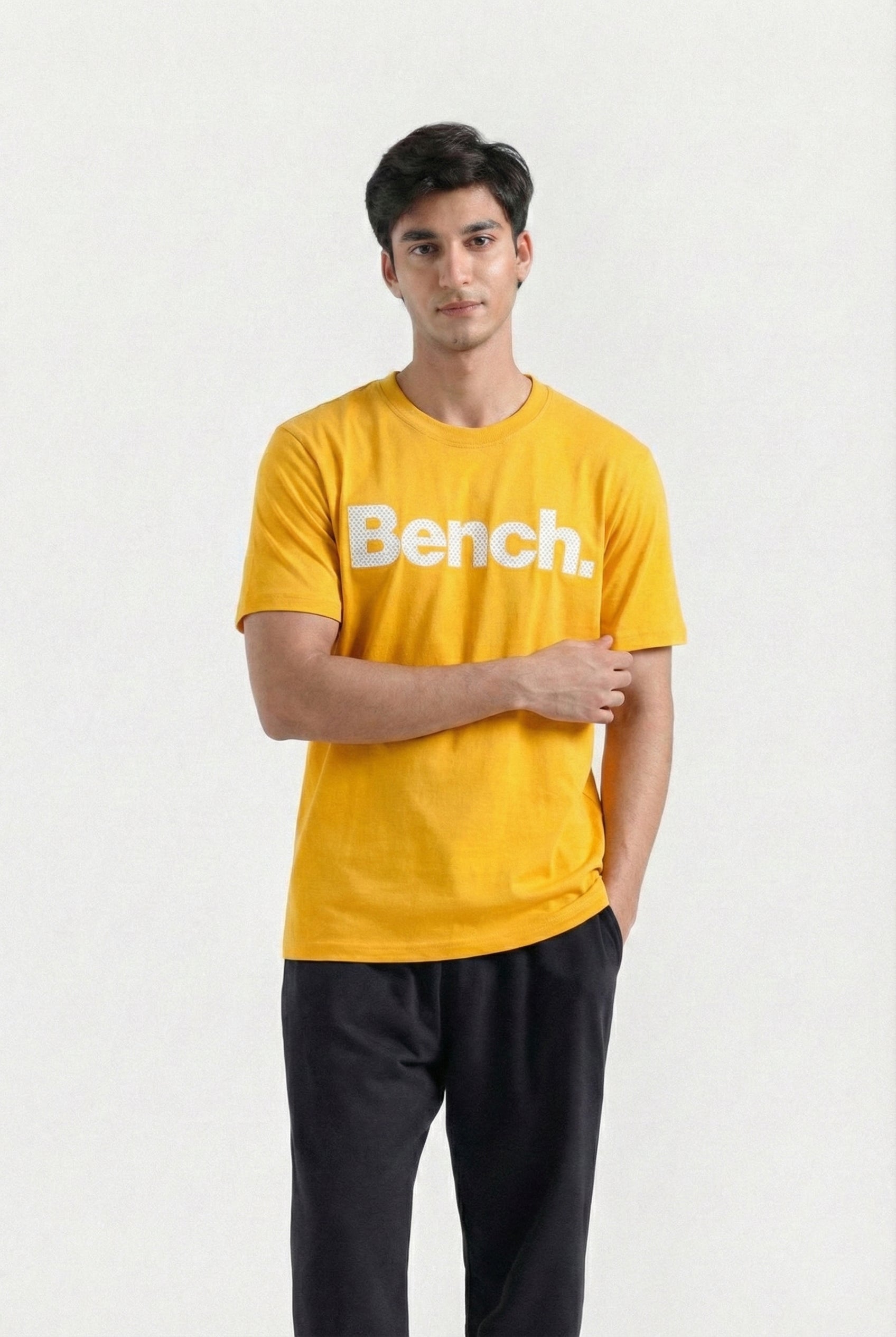 Logo Crew Neck T-Shirt (Yellow)