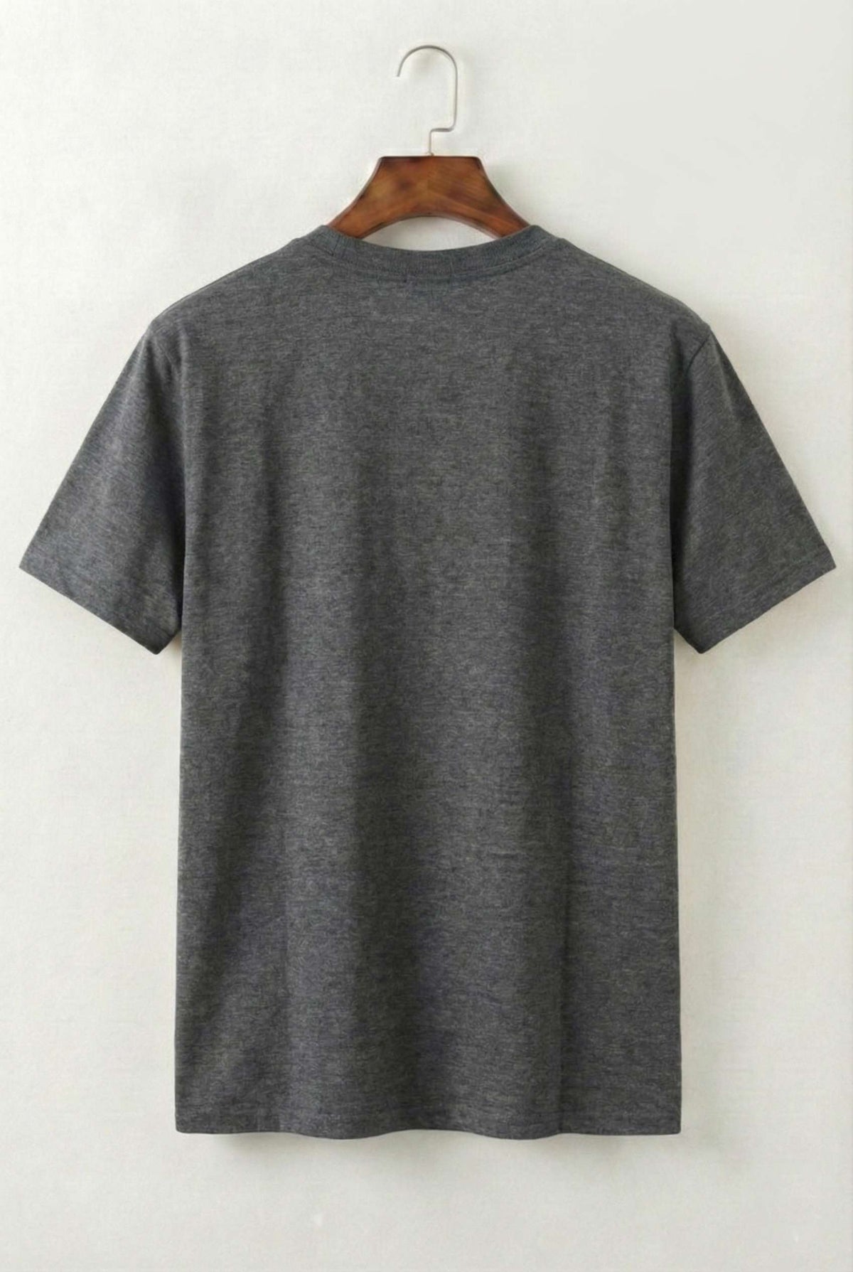 Printed Crew Neck Bench T-Shirt For Men | Gray