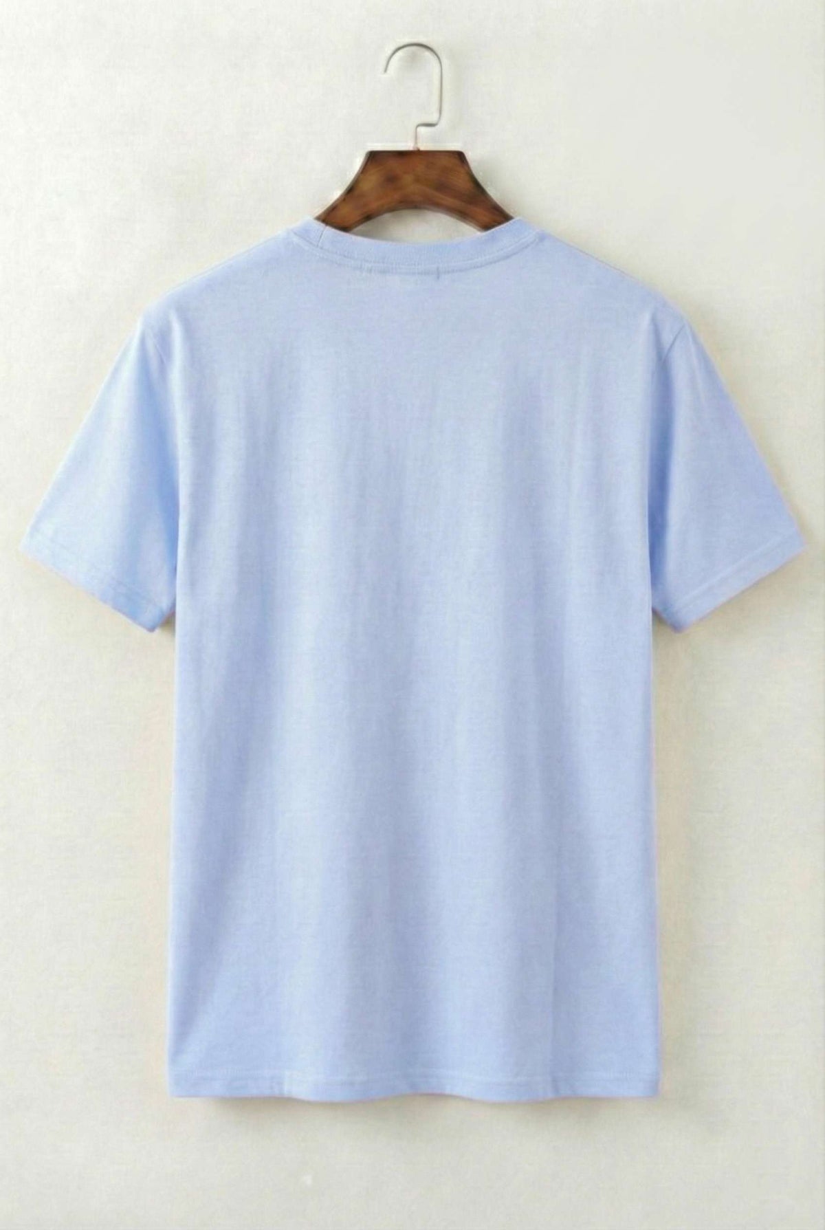 Printed Crew Neck Bench T-Shirt For Men | Sky Blue