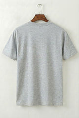 Printed Crew Neck T-Shirt