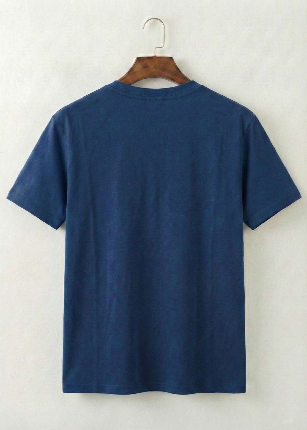 Printed Crew Neck Bench T-Shirt For Men | Navy Blue
