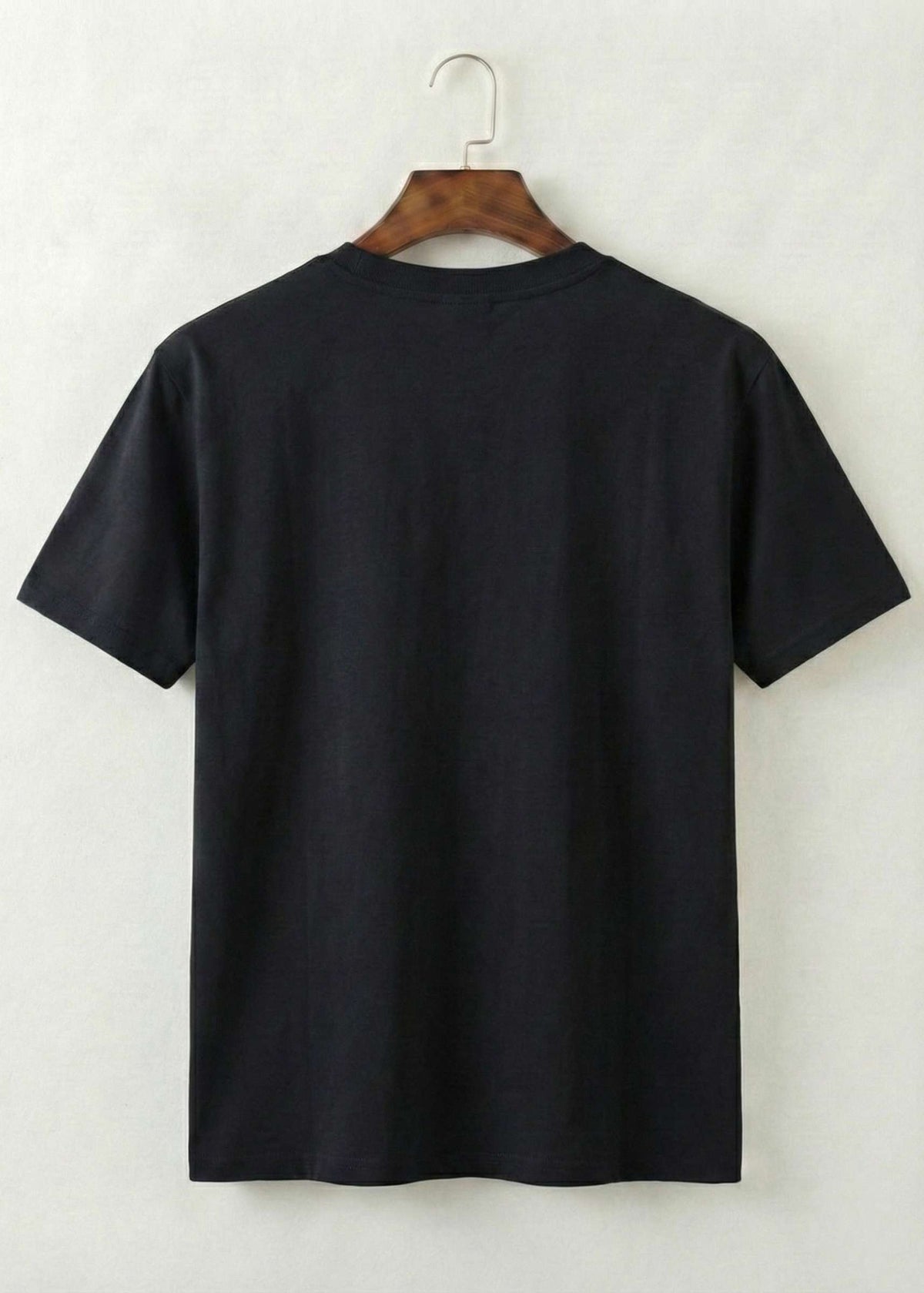 Printed Crew Neck Bench T-Shirt For Men | Black