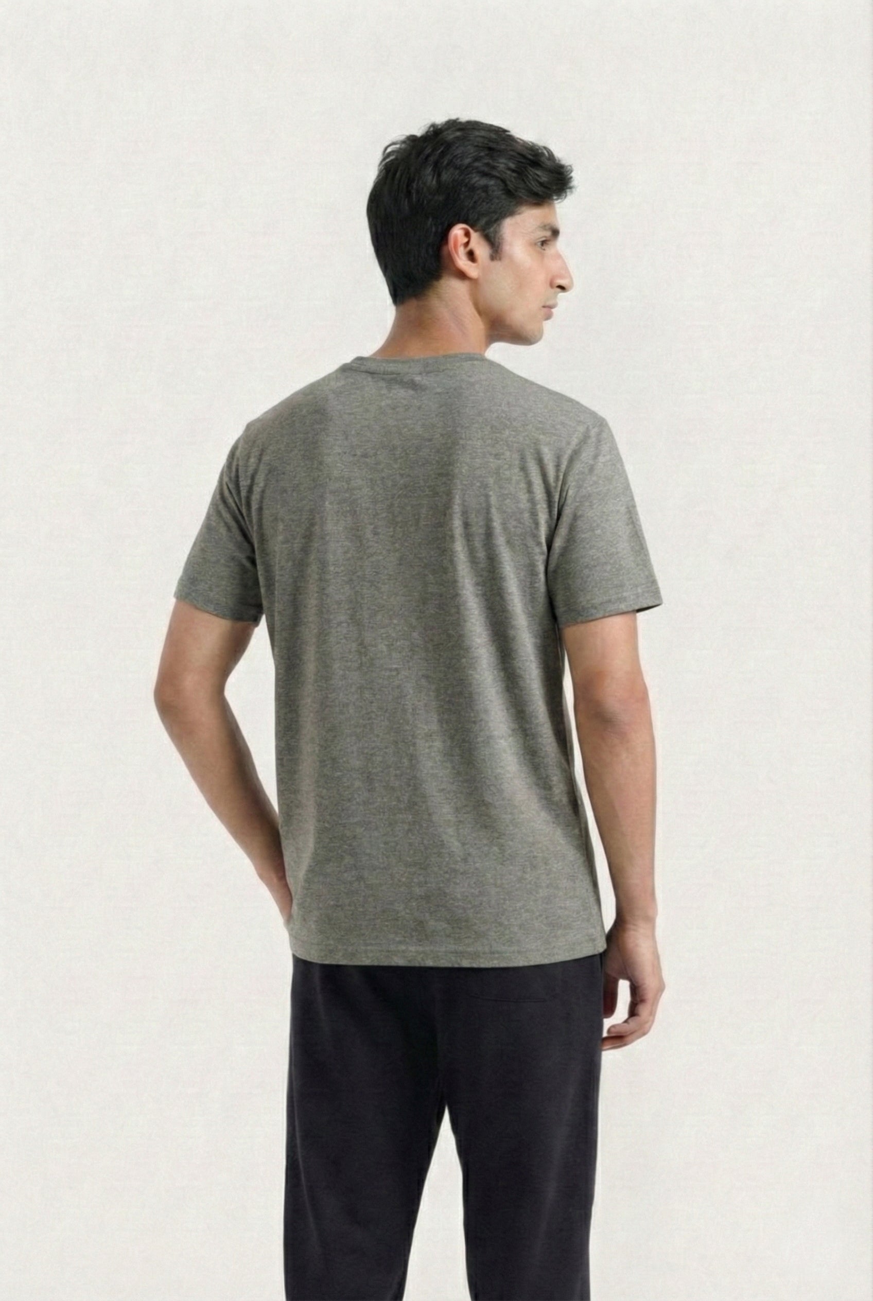 Basic Logo T-Shirt (Light Grey)