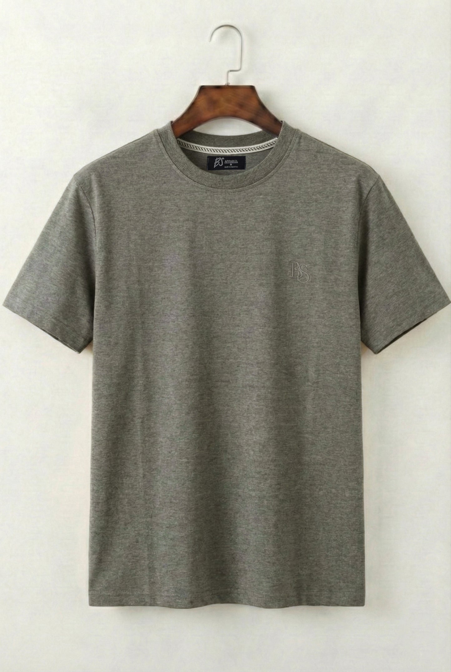 Basic Logo T-Shirt (Light Grey)