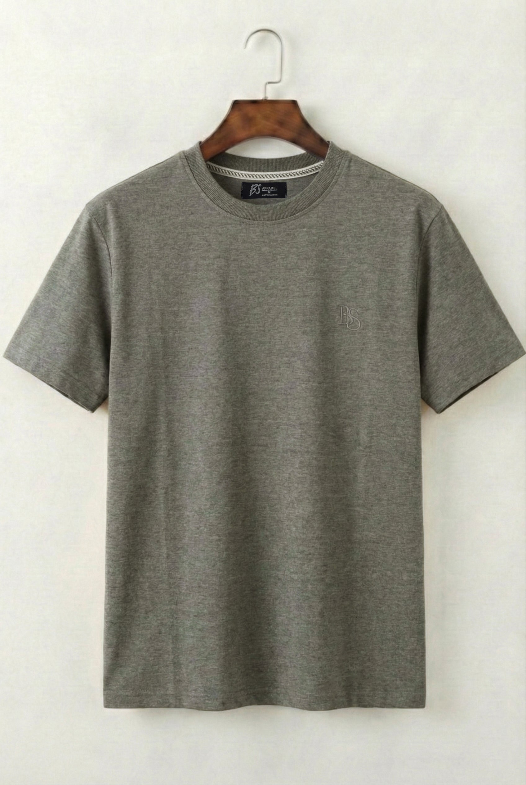 Basic Logo T-Shirt (Light Grey)