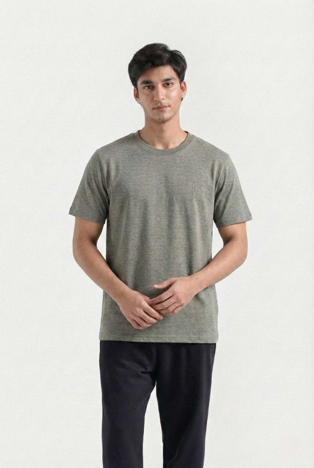 Regular Logo T-Shirt (Light Gray)