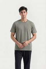 Basic Logo T-Shirt (Light Grey)