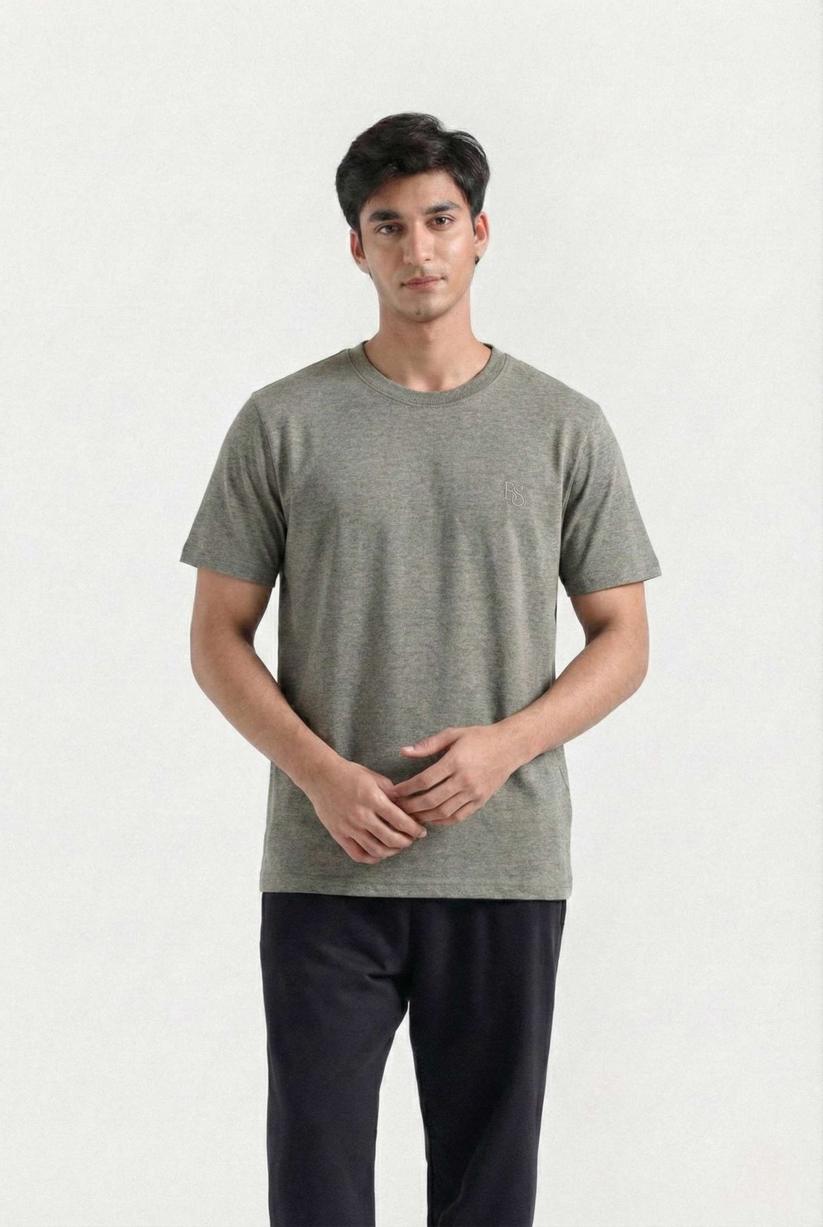 Regular Logo T-Shirt (Light Gray)
