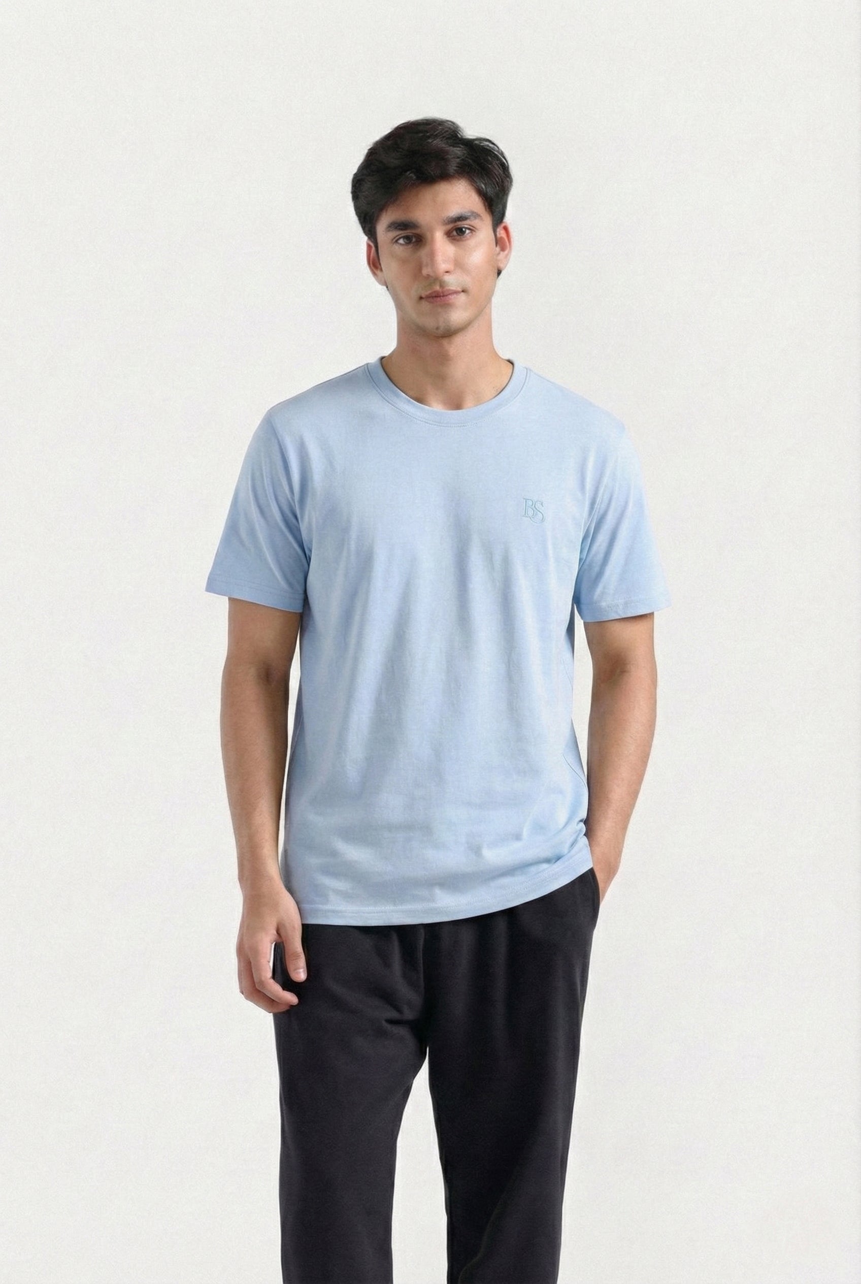 Basic Logo T-Shirt (Sky Blue)