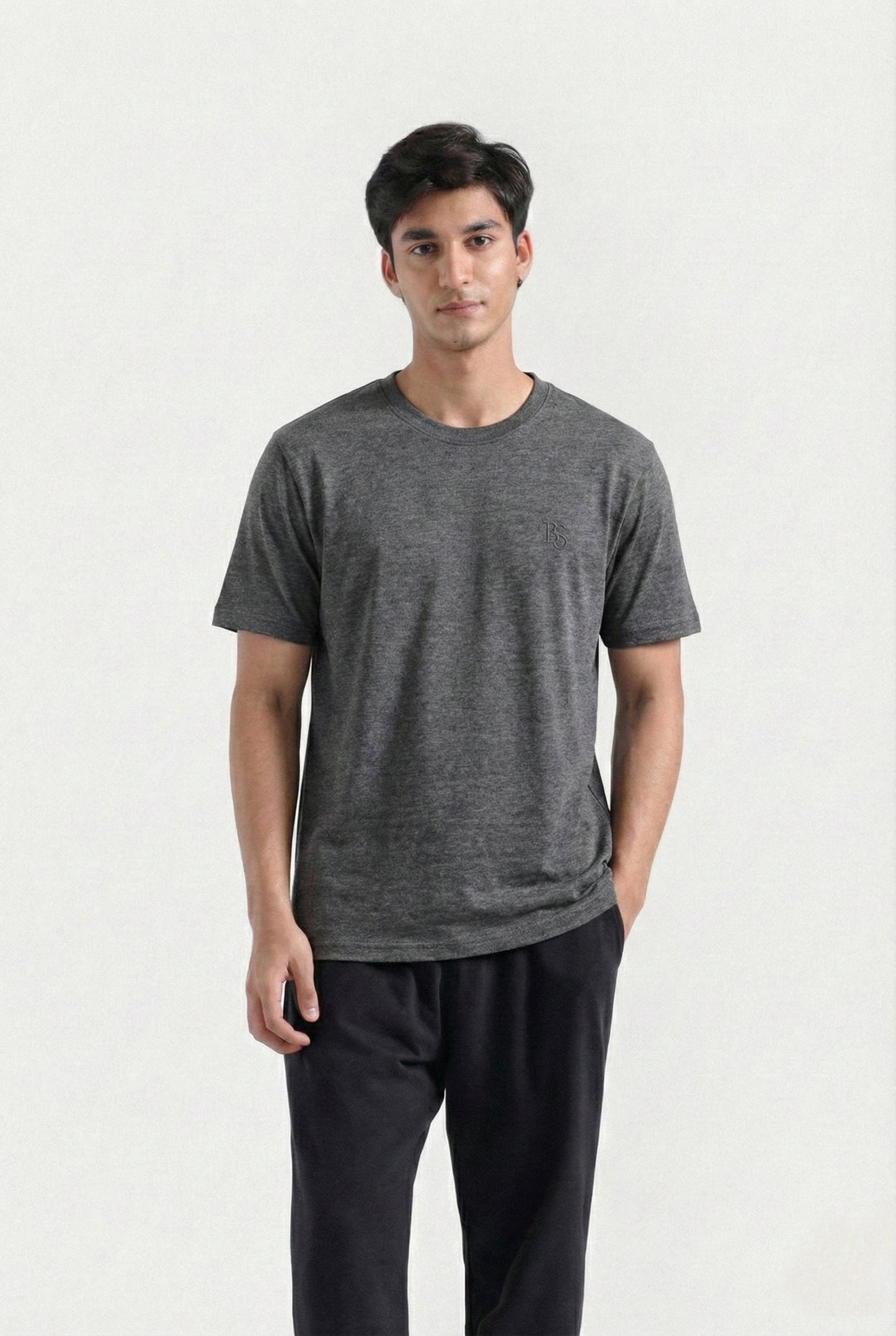 Basic Logo T-Shirt (Charcoal)