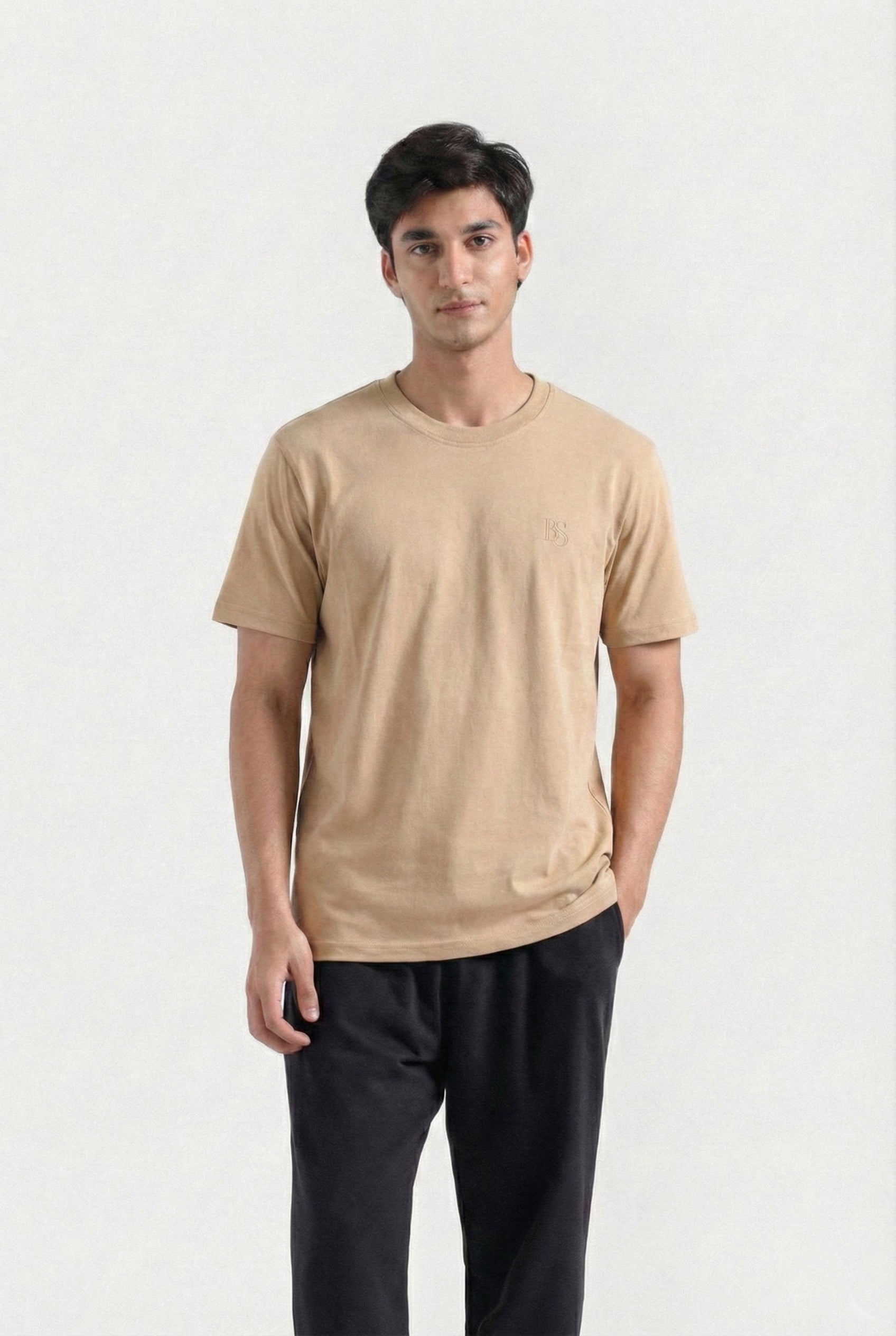 Basic Logo T-Shirt (Camel)