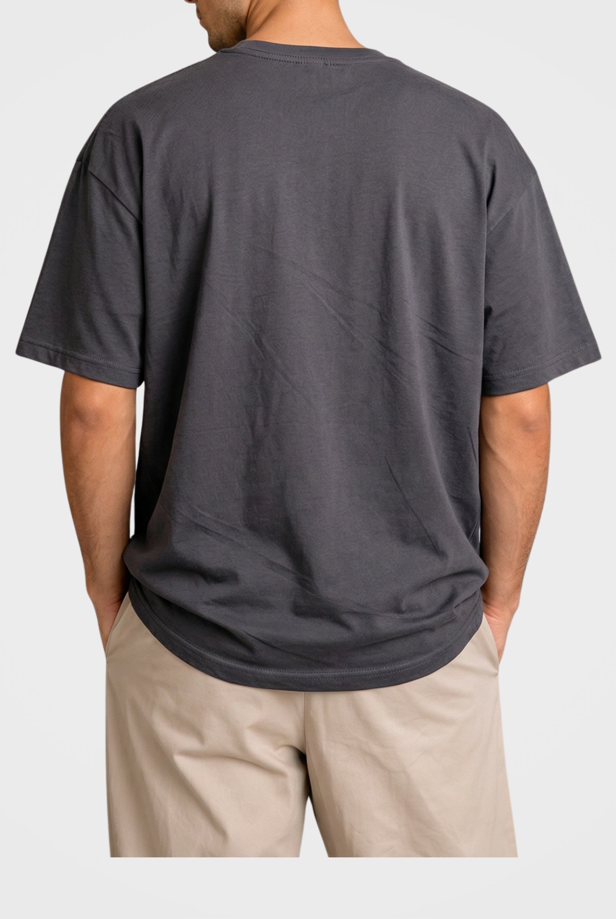 Grey Crew Neck T-Shirt