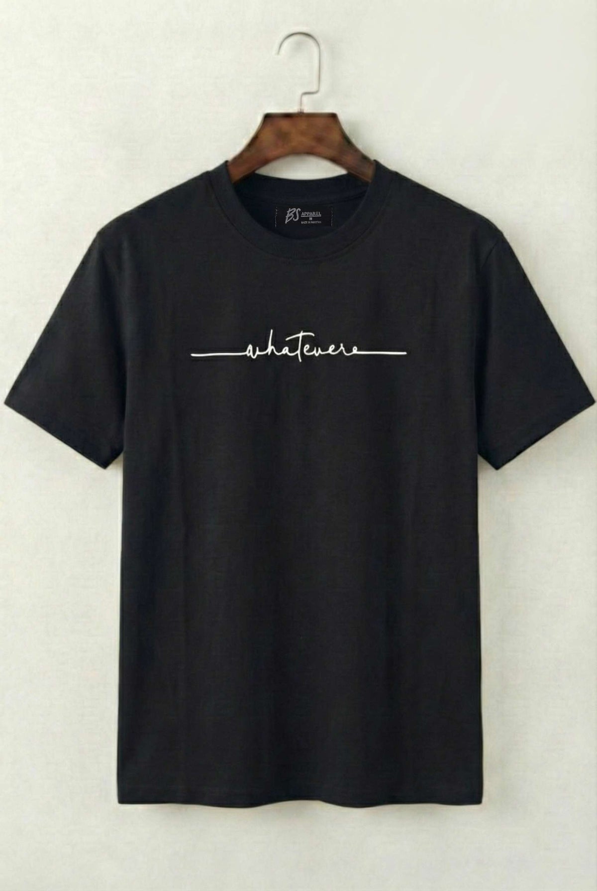 Printed Crew Neck T-Shirt For Men | Black
