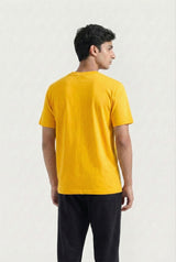 Basic Crew Neck T-Shirt (Yellow)