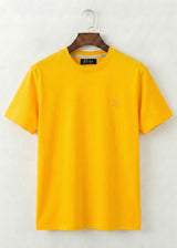 Basic Crew Neck T-Shirt (Yellow)
