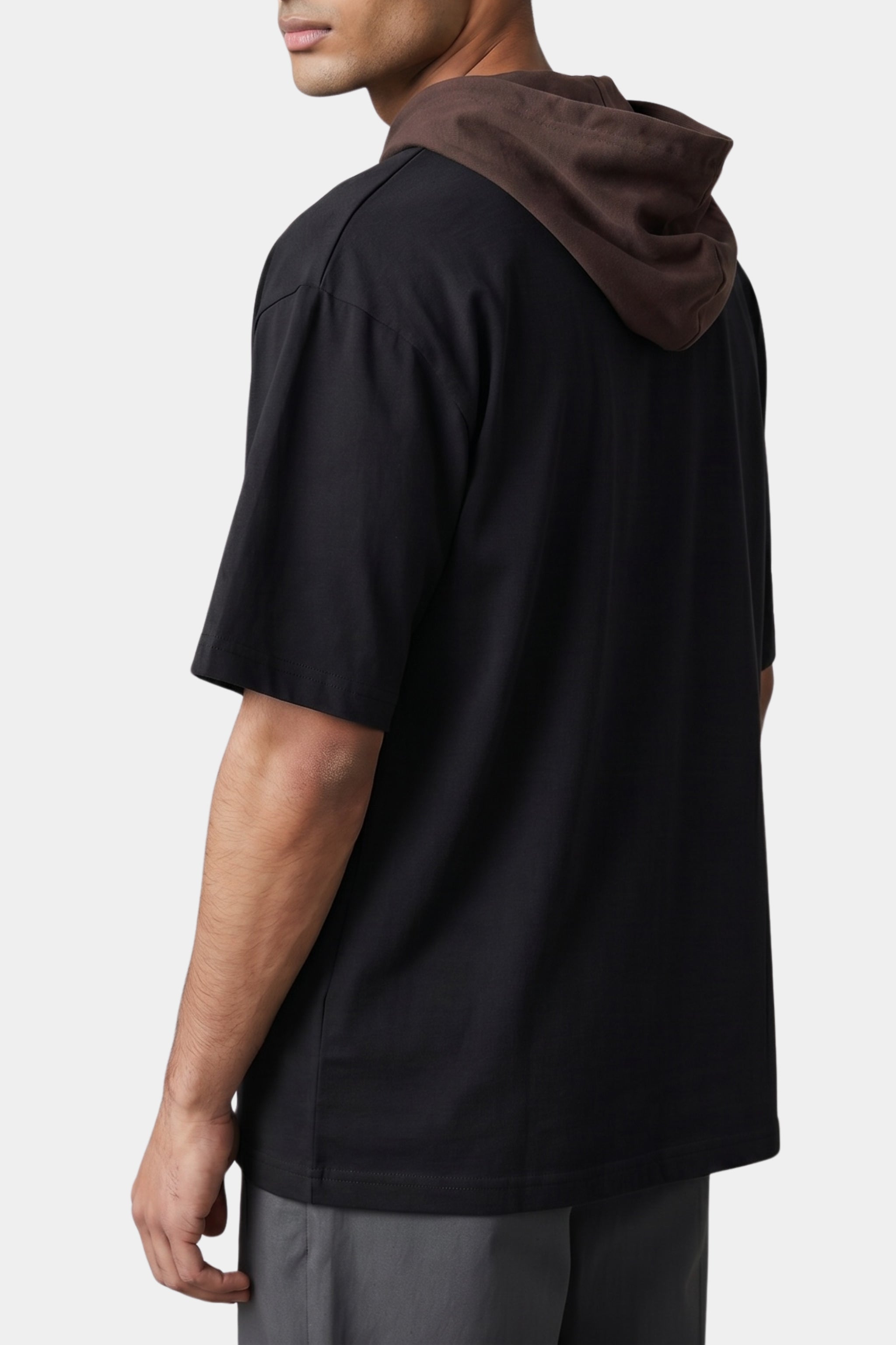 Noir Drift Hooded Tee