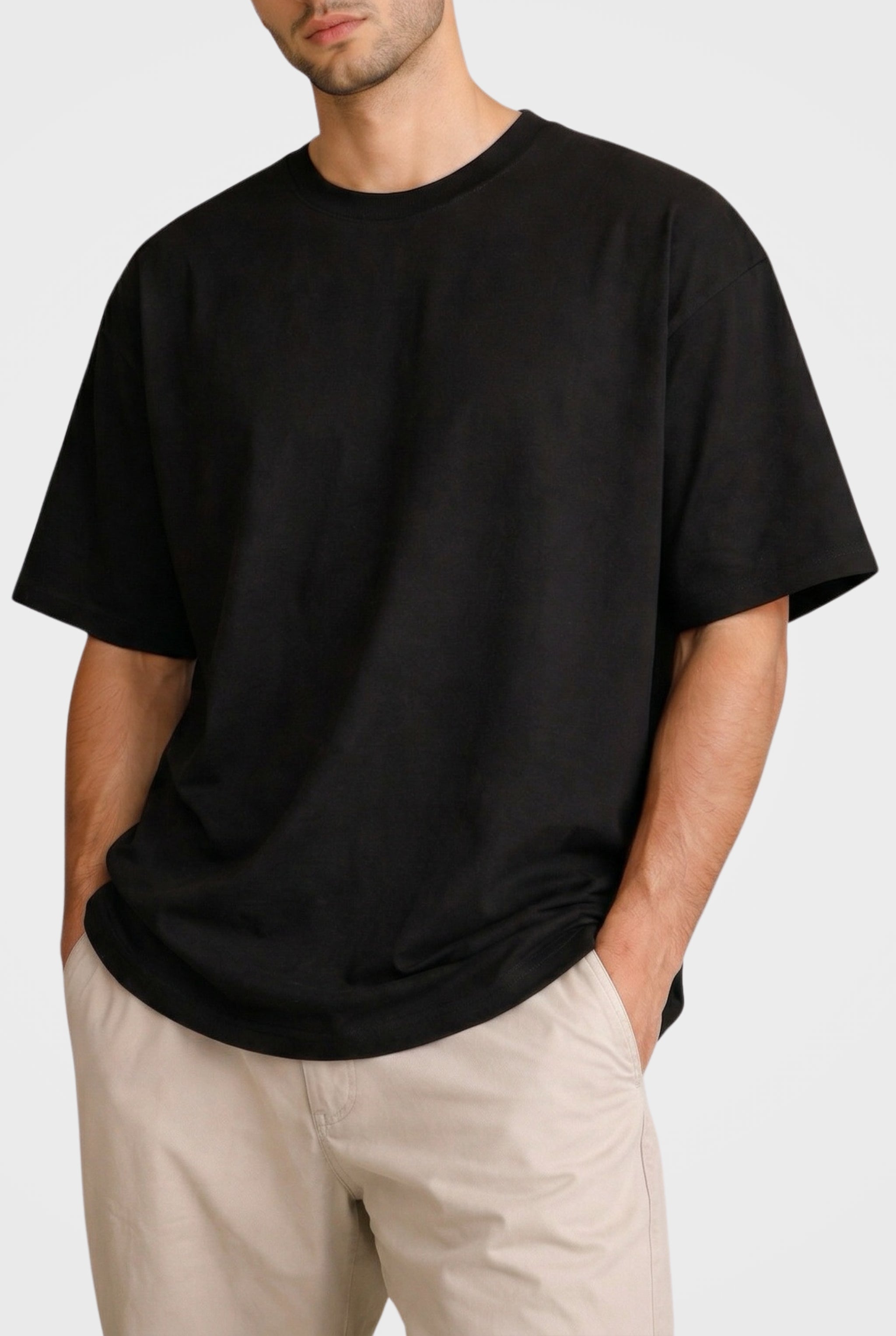 Black Crew Neck T-Shirt