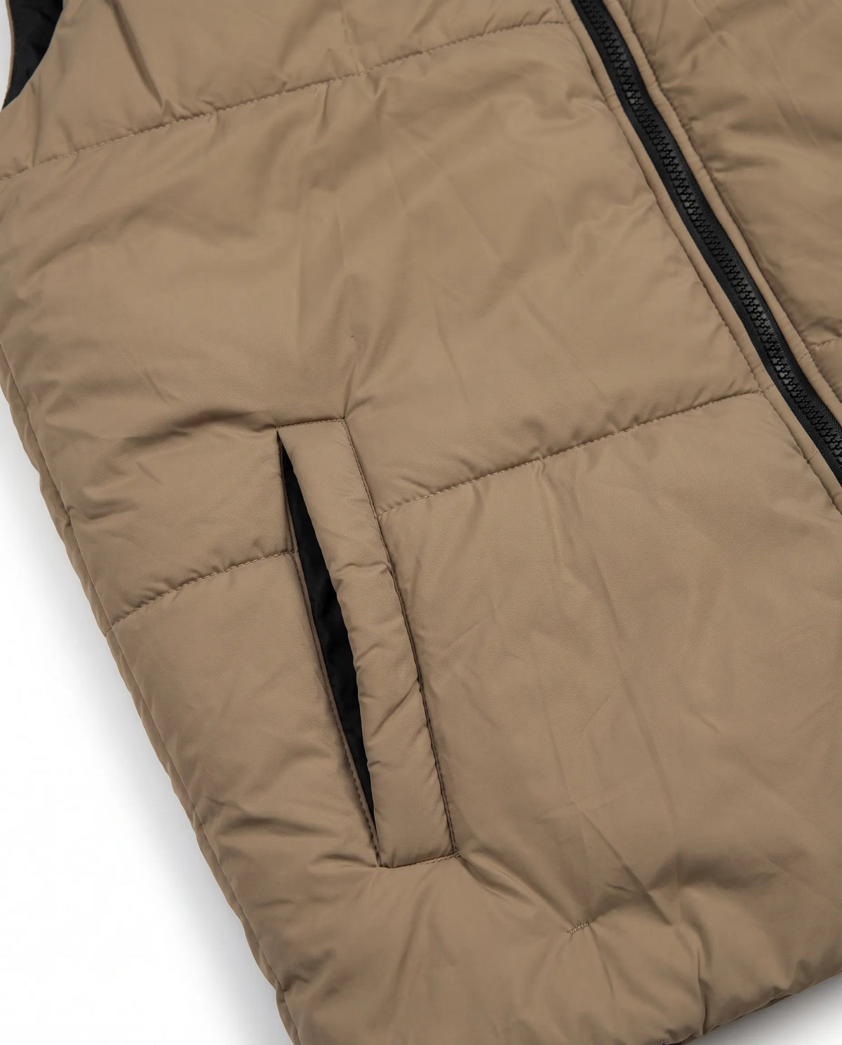 Puffer Jacket Sleeveless Beige | Men Winter Collection