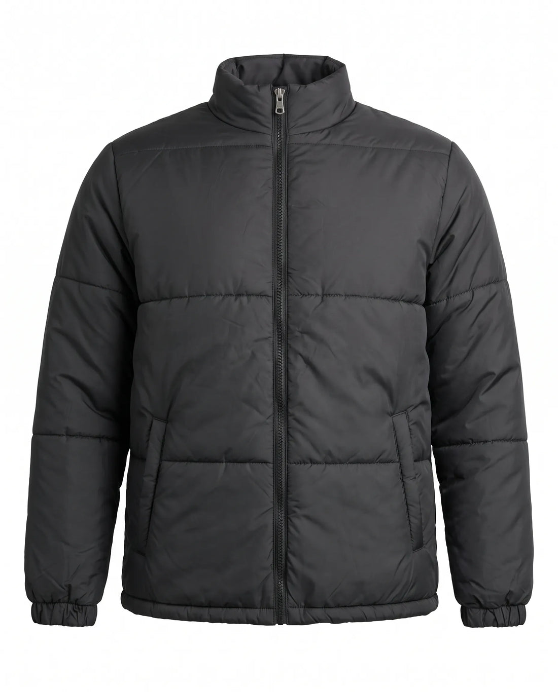 Puffer Jacket Full Sleeves No Hud - Black | Men Winter Collection