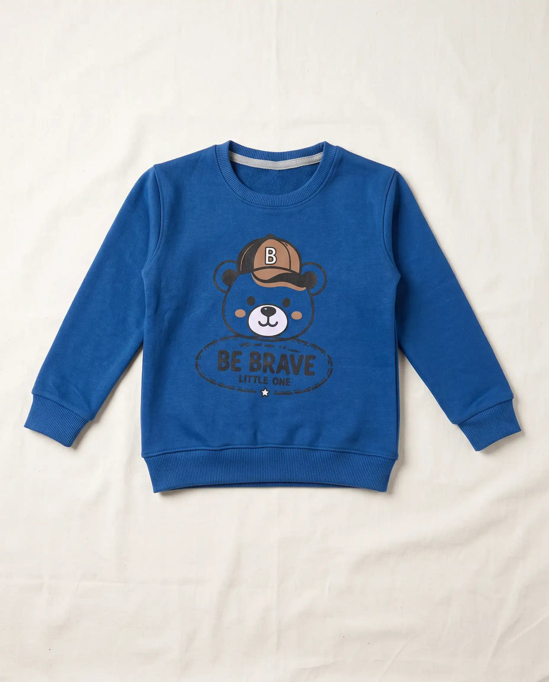 Fleece Sweatshirt Set - Blue Bear | Kids Winter Collection