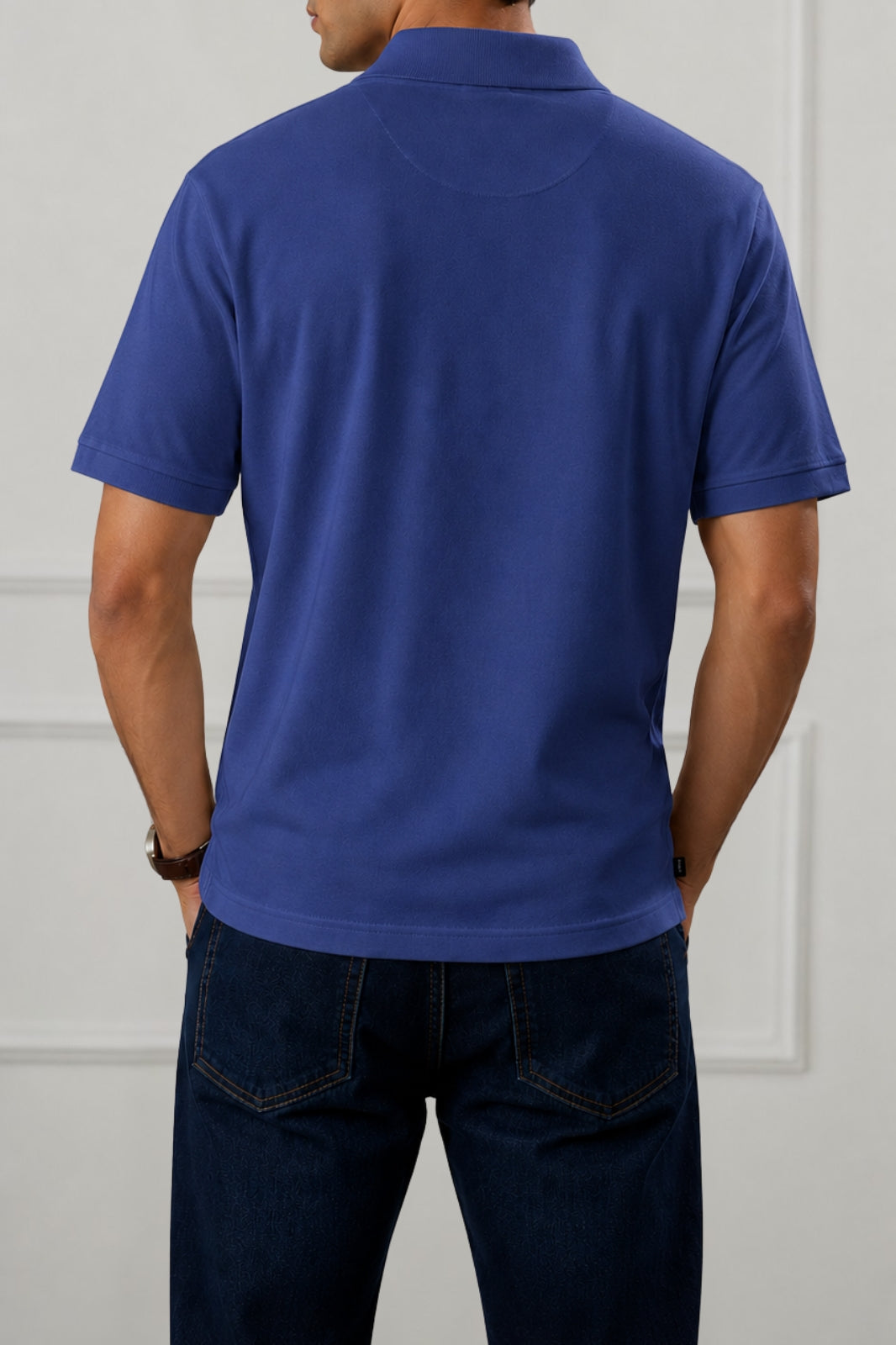 Classic Royal-Blue Polo Shirt