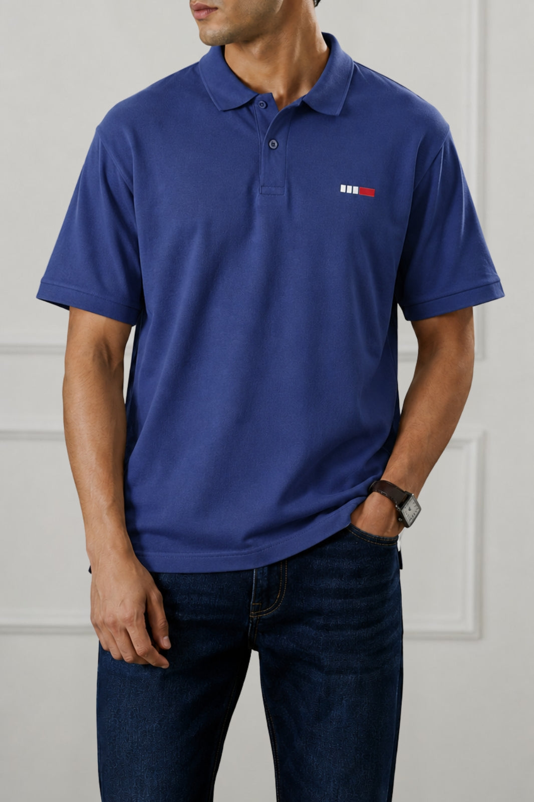Classic Royal-Blue Polo Shirt