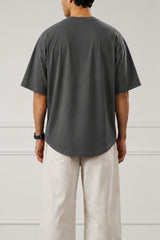 Grey Box Logo Crew Neck T-Shirt